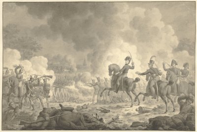 O Príncipe herdeiro William Frederick George Louis na Batalha de Waterloo e Fleurus de Jan Kamphuijsen (signed by artist)