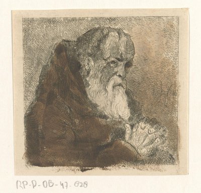 Monge Orando de Jan Karel Jacob de Jonge