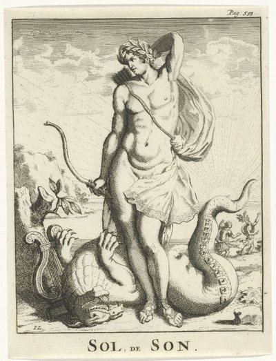 Apollo derrota Python
Sol, o Filho (título sobre o objecto) de Jan Lamsvelt