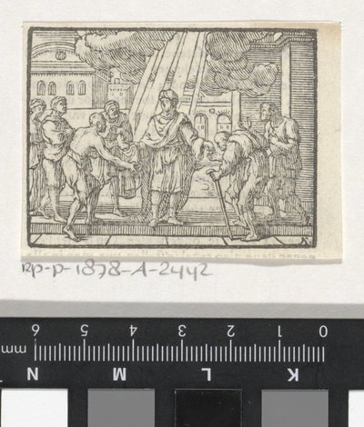 Cristo cura os enfermos de Jan Lauwryn Krafft (I)
