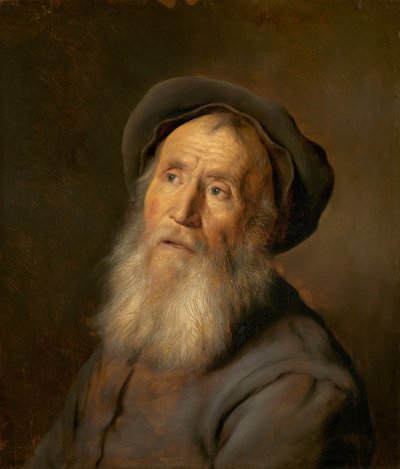 Homem Barbudo com Boina, c. 1630. de Jan Lievens