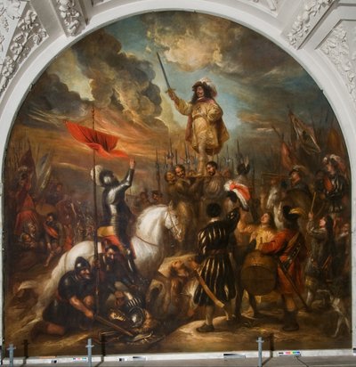 Brinio erguido em um escudo de Jan Lievens