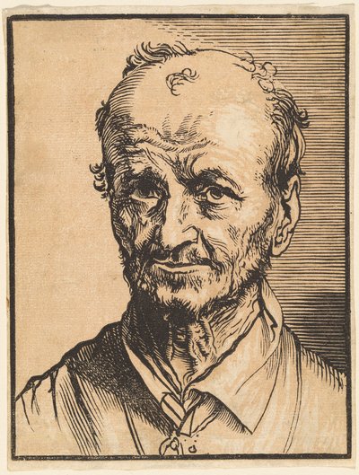 Busto de um homem careca de Jan Lievens