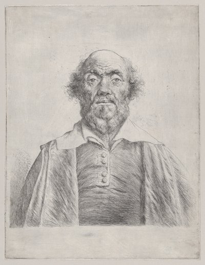 Busto de um homem idoso, 1620-74. de Jan Lievens