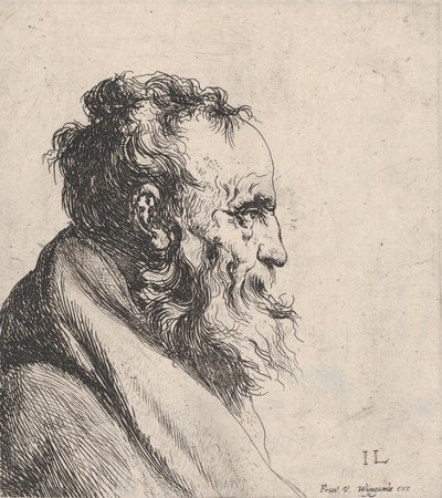 Busto de um Velho, 1620-74. de Jan Lievens