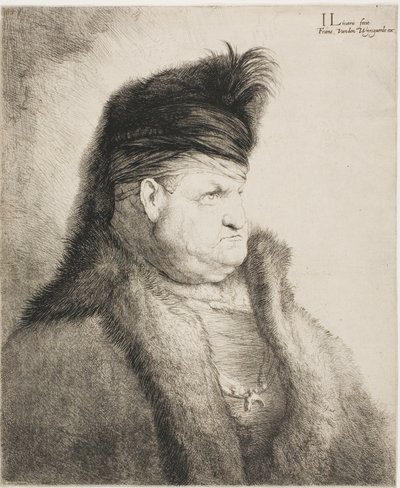 Busto de um homem oriental de Jan Lievens