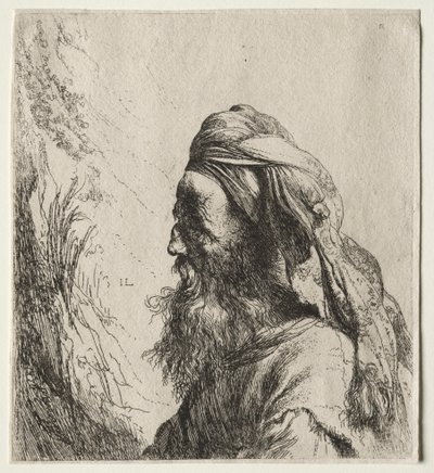 Chefe de um oriental de Jan Lievens