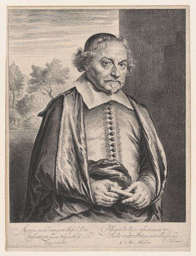 Joost van den Vondel, século XVII. de Jan Lievens