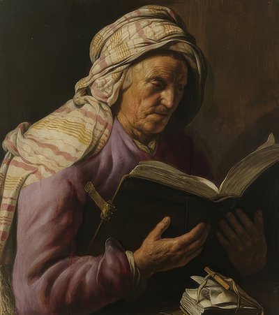 Lendo velha. 1626-33 de Jan Lievens
