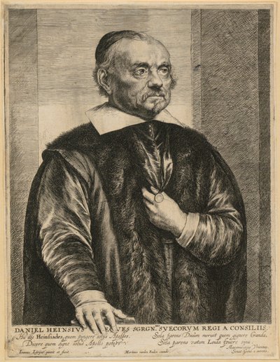 Retrato de Daniel Heinsius de Jan Lievens