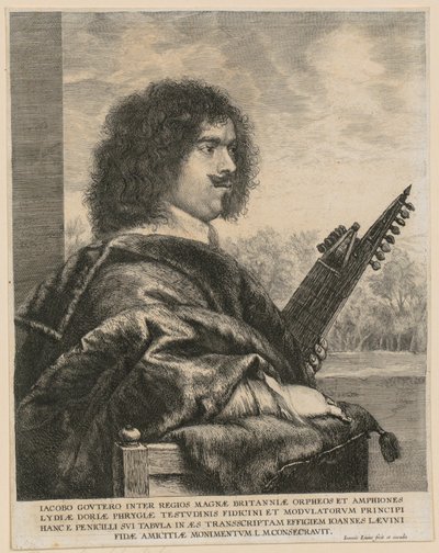Retrato de Jacques Gaultier (Gouter) de Jan Lievens