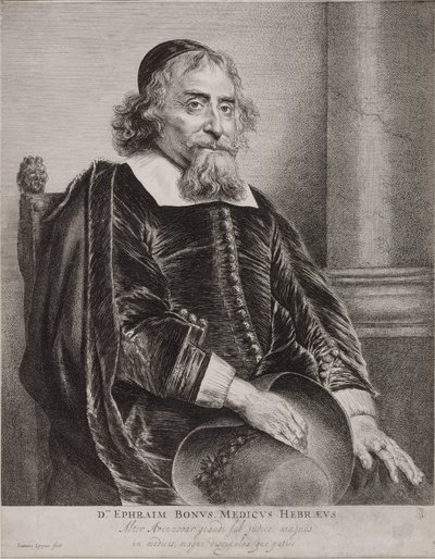 Retrato de Efraim Bom de Jan Lievens