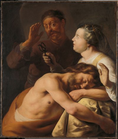 Sansão e Dalila de Jan Lievens