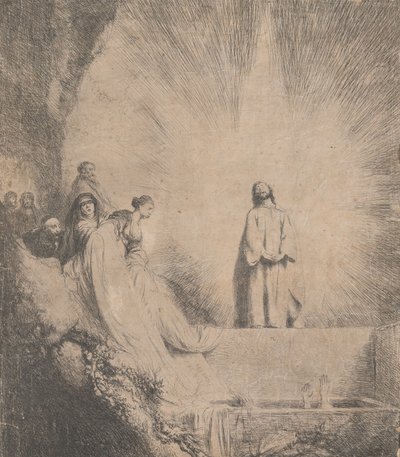 A Ressurreição de Lázaro, 1620-74. de Jan Lievens
