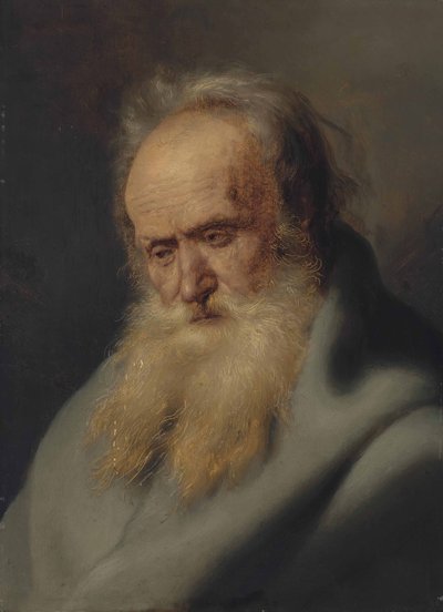 Tronie de um homem velho de Jan Lievens
