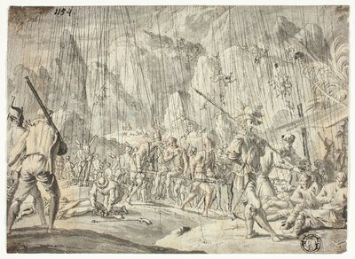 Cena de batalha de Jan Luyken