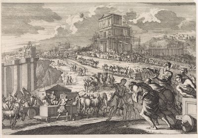 Construção do Templo de Salomão de Jan Luyken