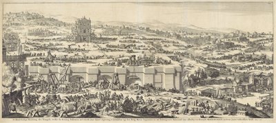 Construção do Templo de Salomão de Jan Luyken