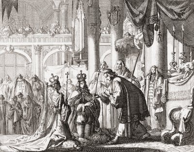 Coroação do Rei Guilherme III e da Rainha Maria II, 11 de Abril de Jan Luyken