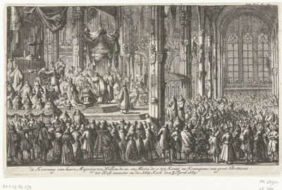 Coroação de Guilherme III, 1689 de Jan Luyken