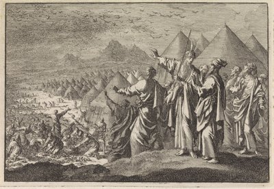 Codornizes no deserto de Jan Luyken
