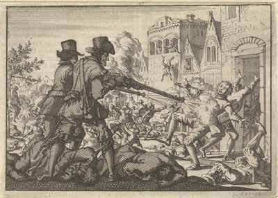Assassinato dos reformados em Tirano, 1620 de Jan Luyken