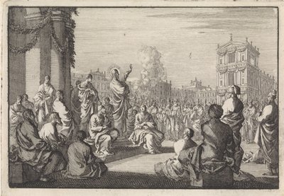 Sermão de Cristo perante o templo de Jan Luyken