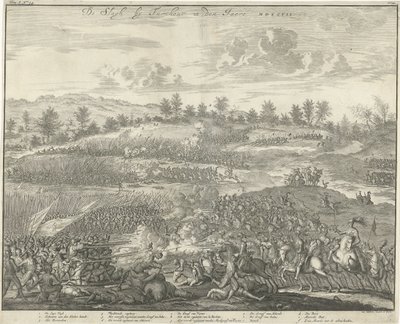 Batalha de Turnhout, 1597
A Batalha de Turnhout no ano MDXCVII (título sobre o objecto) de Jan Luyken