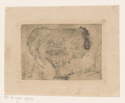 Galo amordaçado de Jan Mankes