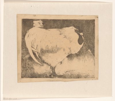 galo agachado de Jan Mankes