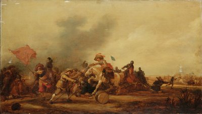 Um compromisso entre a cavalaria e os pés, 1634 de Jan Martszen de Jonge