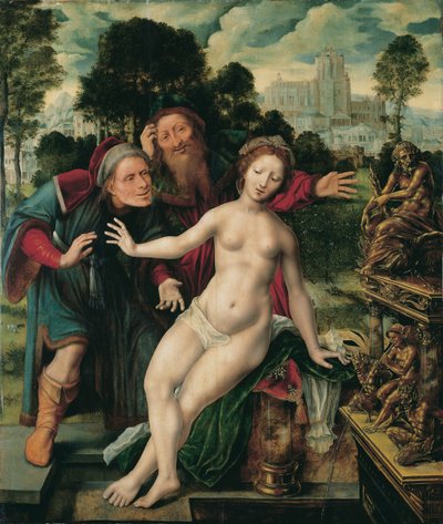 Susannah e os Anciãos de Jan Massys or Metsys