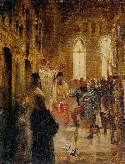 cena de coroação de Jan Matejko