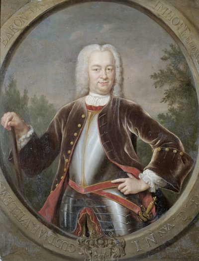 Retrato de Gustaaf Willem, Barão van Imhoff, Governador-Geral da Companhia Holandesa das Índias Orientais de Jan Maurits Quinkhard