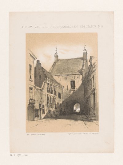 Rua com portão de Jan Mesker