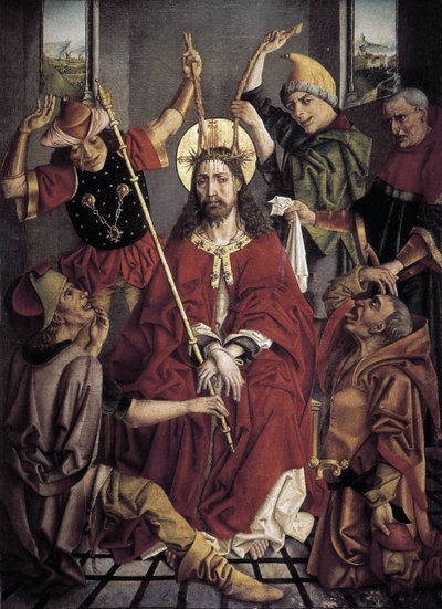 Ecce Homo. 1ª metade do século XVI (óleo sobre madeira) de Jan Mostaert