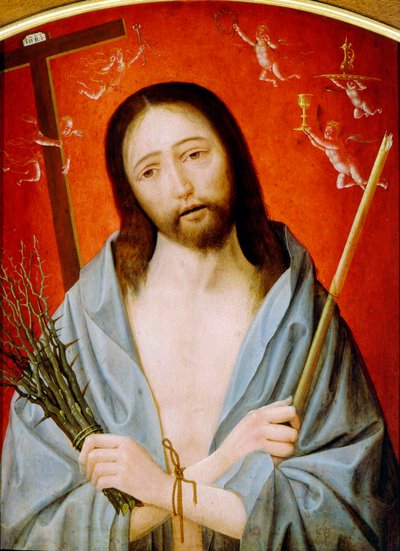 O Homem das Dores, c1520. de Jan Mostaert