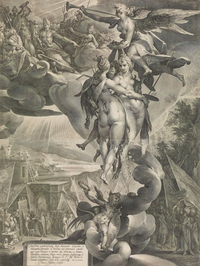 Apoteose das Artes, c. 1619. de Jan Muller