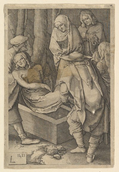 A cópia do Entombment, 1521. de Jan Muller