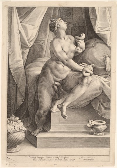 Cleópatra de Jan Muller, after Adriaen de Vries