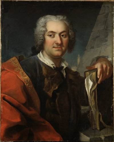 Baron Carl Harleman, arquiteto sueco - Retrato do Baron Carl Harleman de Jan Mytens or Mijtens