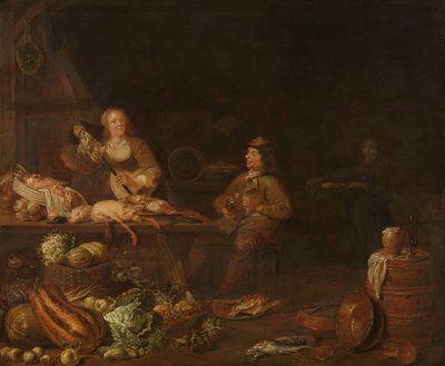 Interior da cozinha de Jan Olis