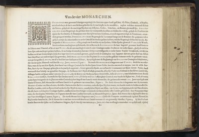 Dos Quatro Monarcas (título no objeto) Den Grooten Figuer-Bibel (...) (título da série) de Jan Philipsz Schabaelje
