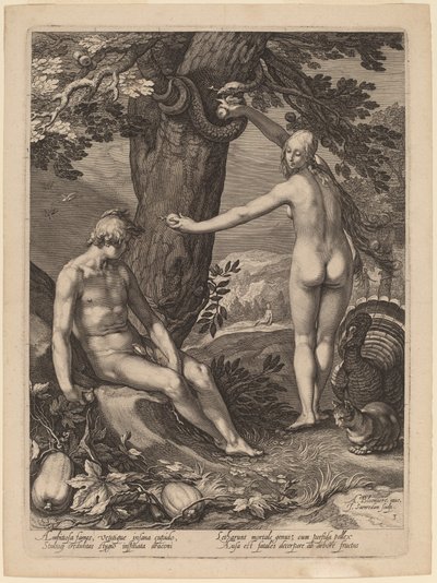 Tentação do Homem de Jan Pietersz Saenredam after Abraham Bloemaert