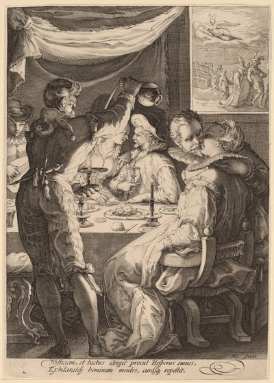 Tarde de Jan Pietersz Saenredam, after Hendrik Goltzius