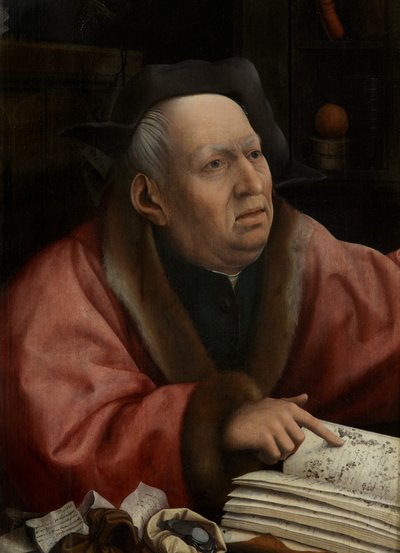 Detalhe da Morte e o Miser, c.1515-21 (óleo sobre painel) de Jan Provoost