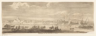 Vista de Nijmegen do norte Nymegen do norte para ver. (título no objeto) de Jan Ruyter