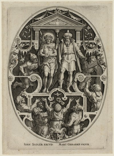 Ecce Homo, da Paixão de Cristo de Jan Sadeler I