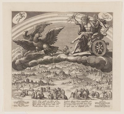 Júpiter, de Os Sete Planetas de Jan Sadeler I