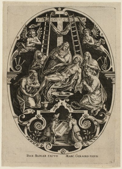 Lamentação, da Paixão de Cristo de Jan Sadeler I